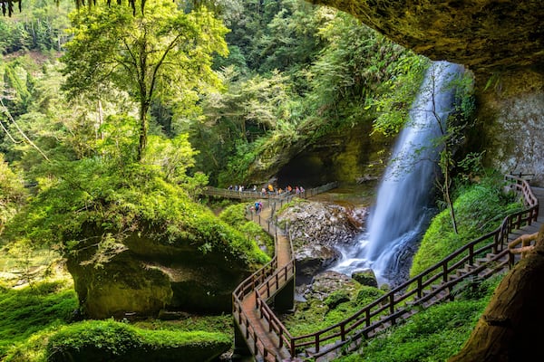 Sunglungyen Waterfall at shanlinshi, taiwan