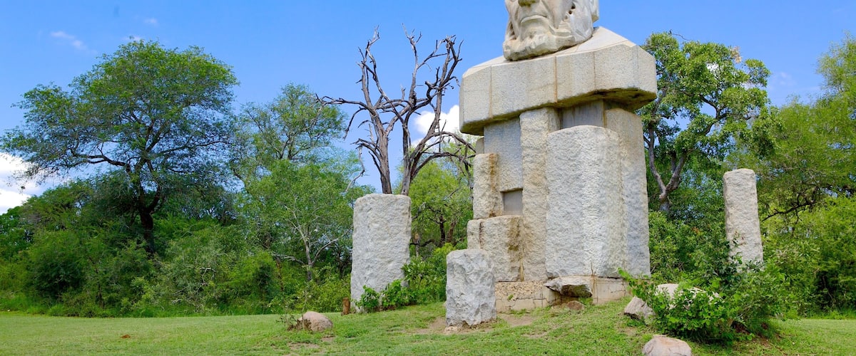 Paul Kruger Entrance Gate featuring outdoor art, a statue or sculpture and art