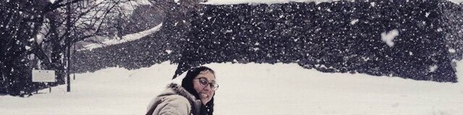 Maybe Ono castle was a bad idea on this day.
今日大野城へ行きました. 悪い一案だたと思うかも… 
Ono Castle is famous for the "Castle in the Sky" campaign since it is on top of the mountain surrounded by mist giving it the appearance of flying but its just as beautiful surrounded in snow. Don't step off the path though. That's obviously a bad idea.
#snow #japan #snowapocalypse #雪 #大野 #福井 #日本の城