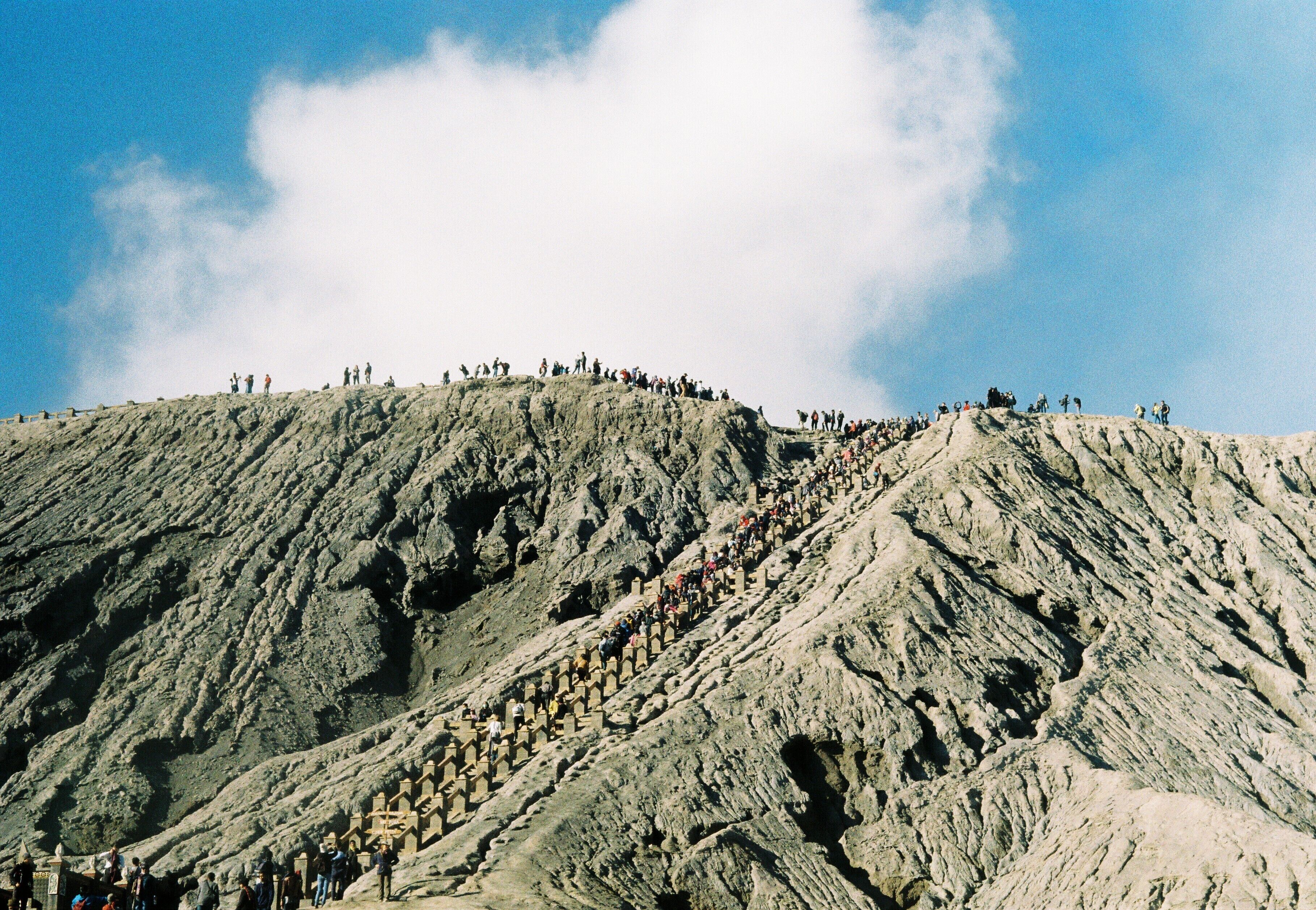 Though many guys will offer a horse ride to you but make sure ignore it cause the road to the top not that hard. Also, make sure you bring a scarf or mask for covering your face cause the smell of sulfur from top not smell so good #BVSBlue 