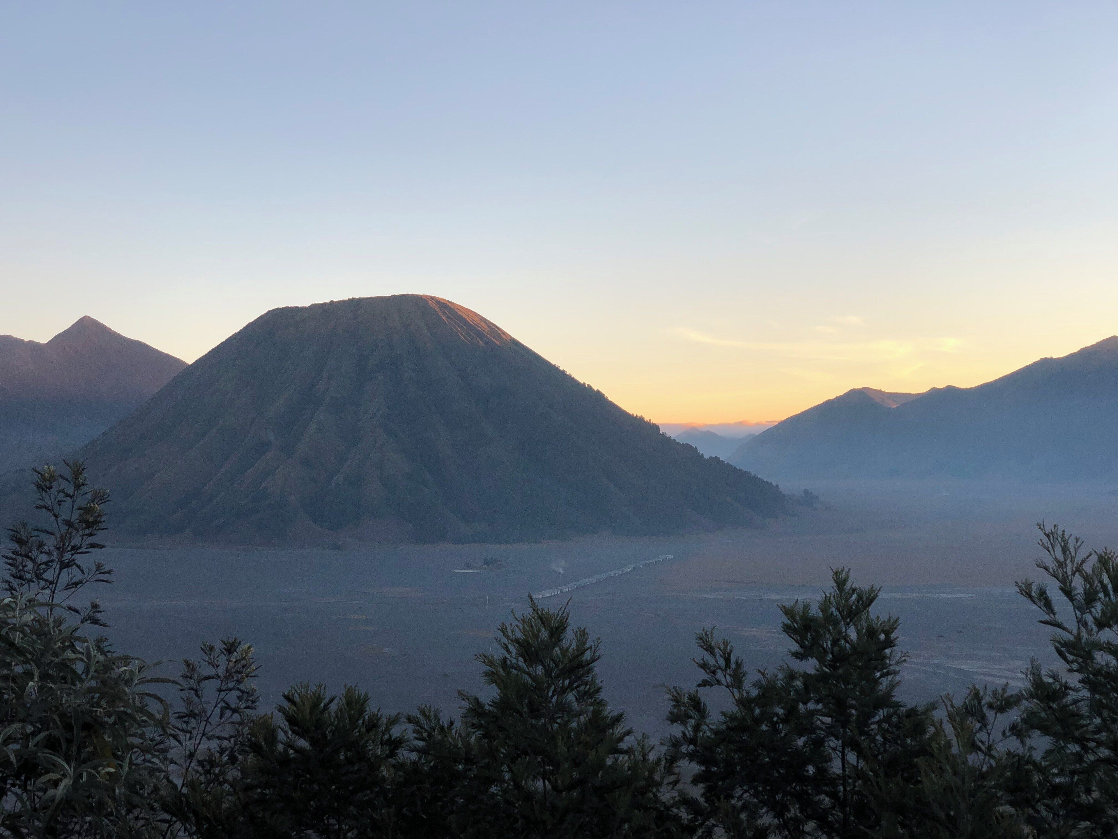 Mt Bromo during sunset