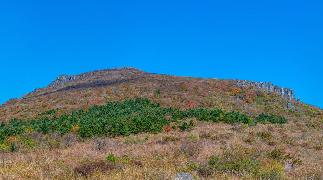 Peaks of Mudeungsan national park near Gwangju, Republic of Korea