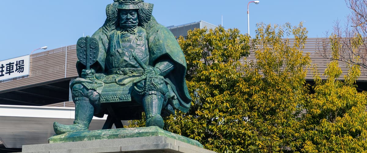 Takeda Shingen Statue which includes a statue or sculpture and heritage elements