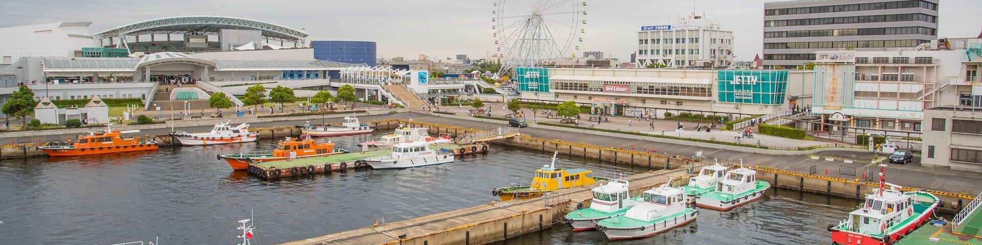 Fuji, the Floating Antarctic Museum which includes landscape views and a marina