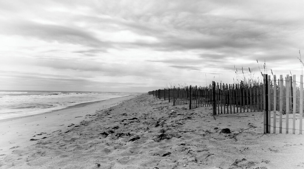 cloudy afternoon at the beach
