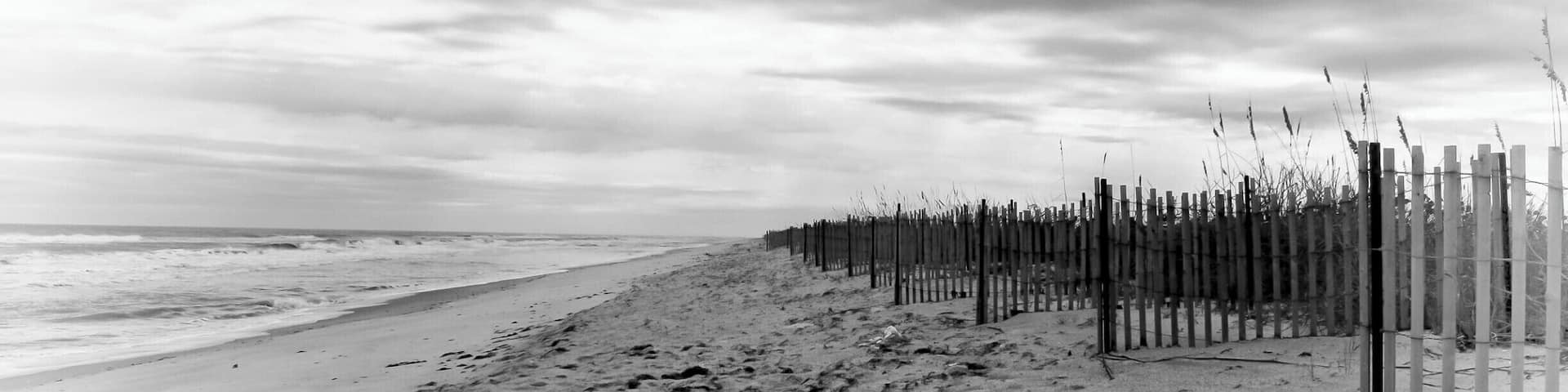 cloudy afternoon at the beach