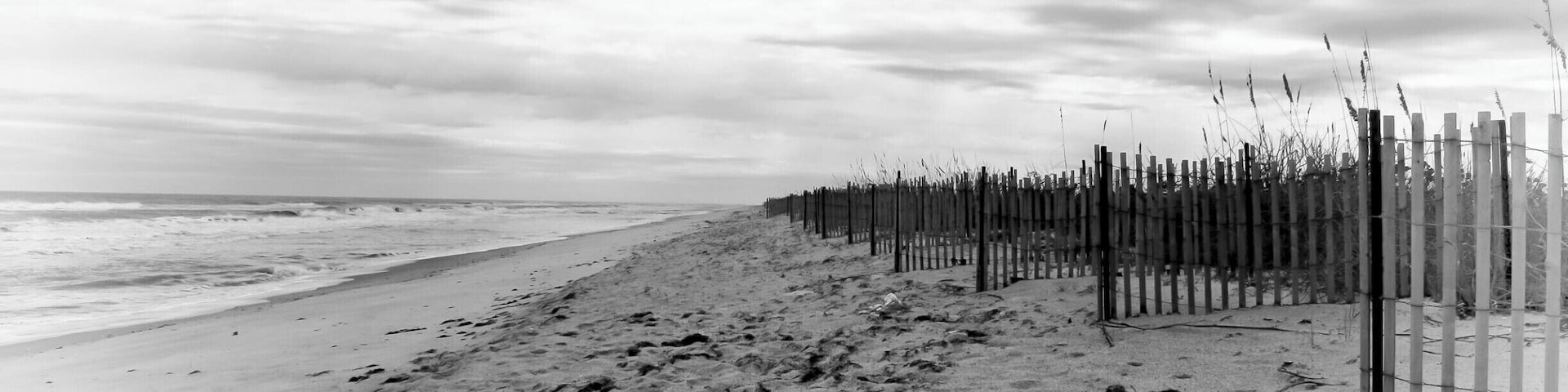 cloudy afternoon at the beach