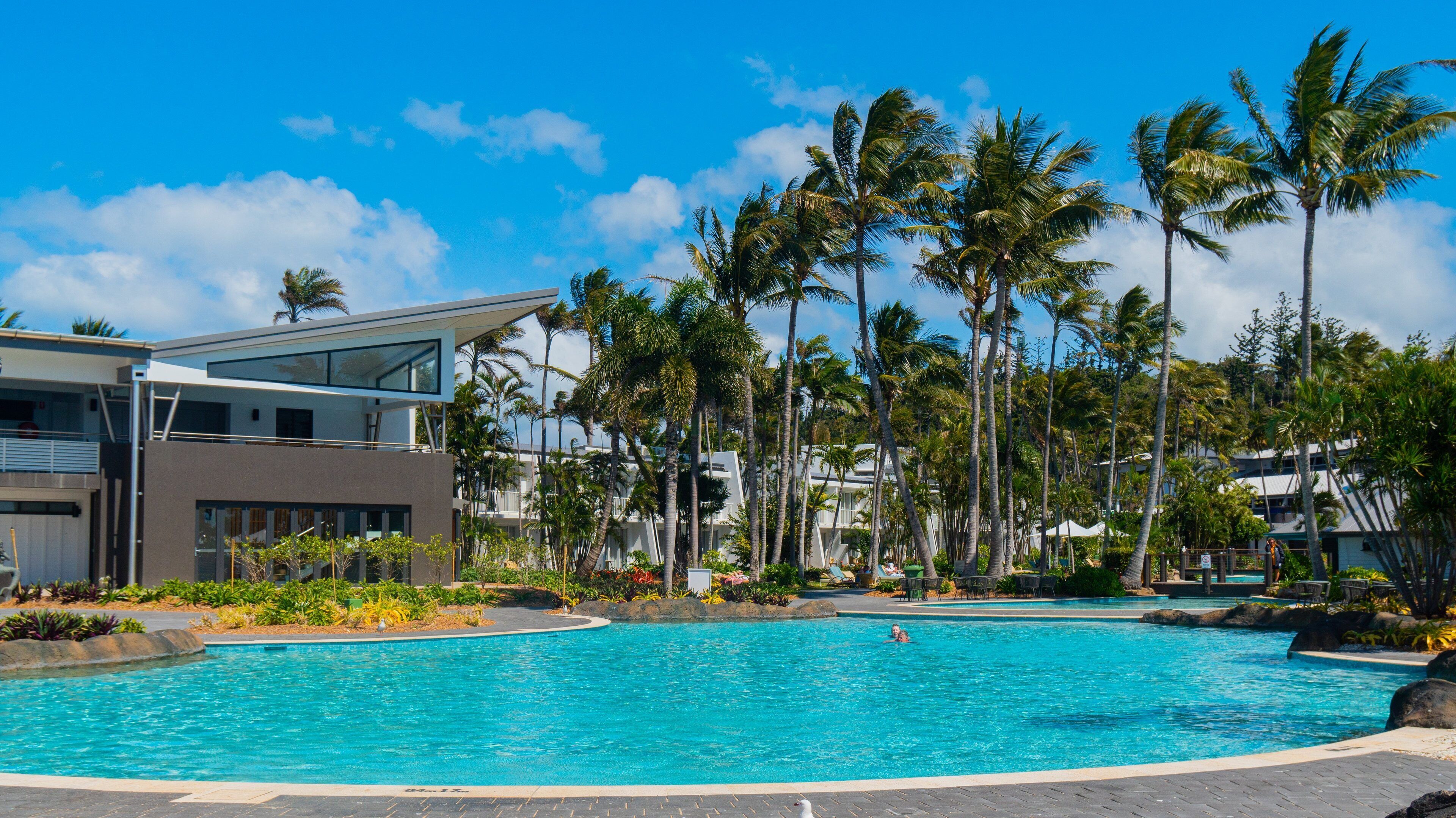 Daydream Beach which includes a pool
