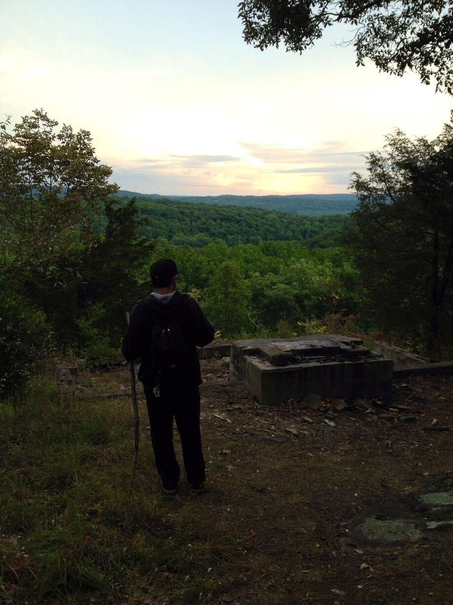 At the top of this haunted forest at #jennyjump #hiking #shadesofdeath
#haunted

