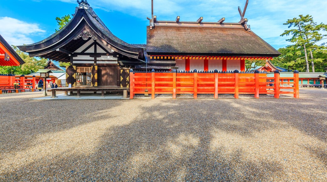 Sumiyoshi Grand Shrine or Sumiyoshi Taisha in Osaka City, Kansai, Osaka, Japan.; Shutterstock ID 1034460487; Purchase Order: -