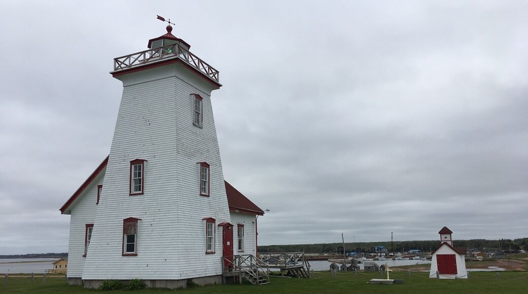 If you are traveling to and from PEI to Nova Scotia on the ferry, you will see this lighthouse.