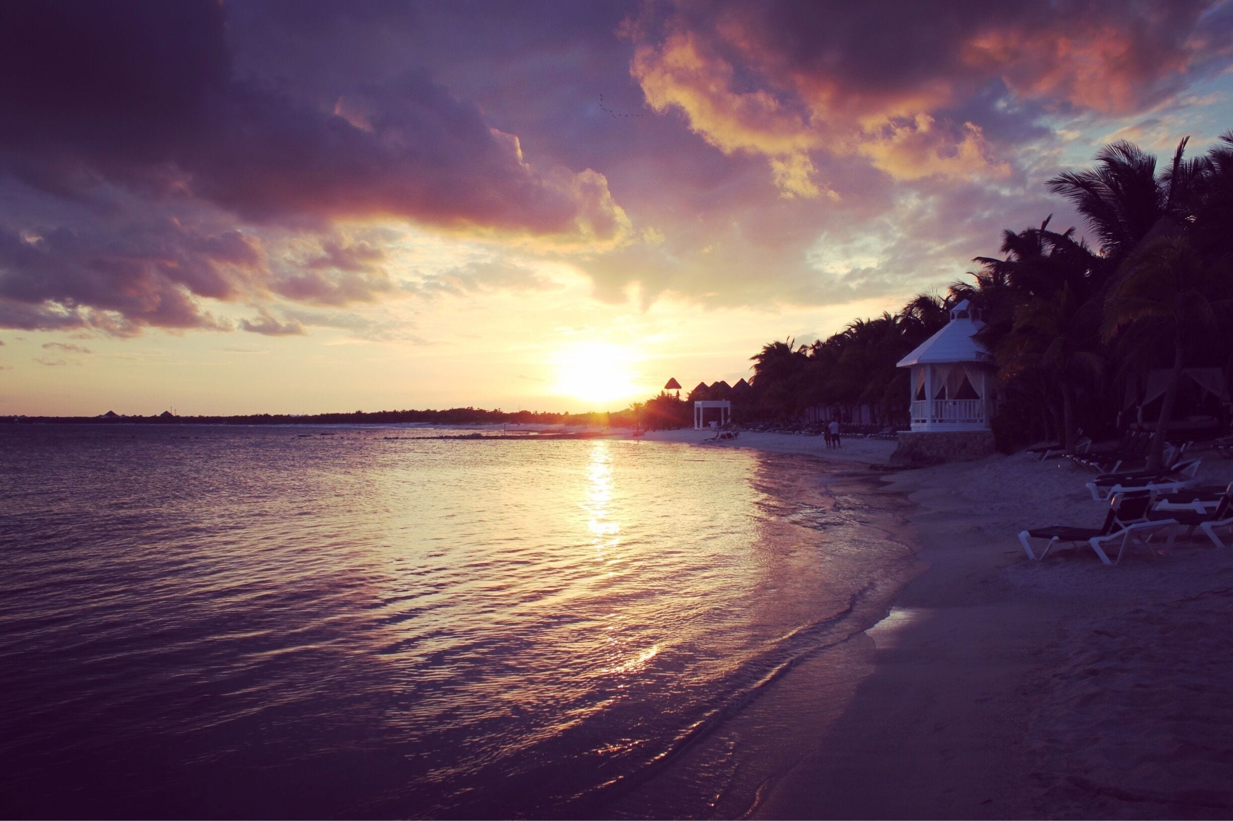 Country #2 for us was #mexico. Amazing sunsets each night in Puerto Morales. #lens4change