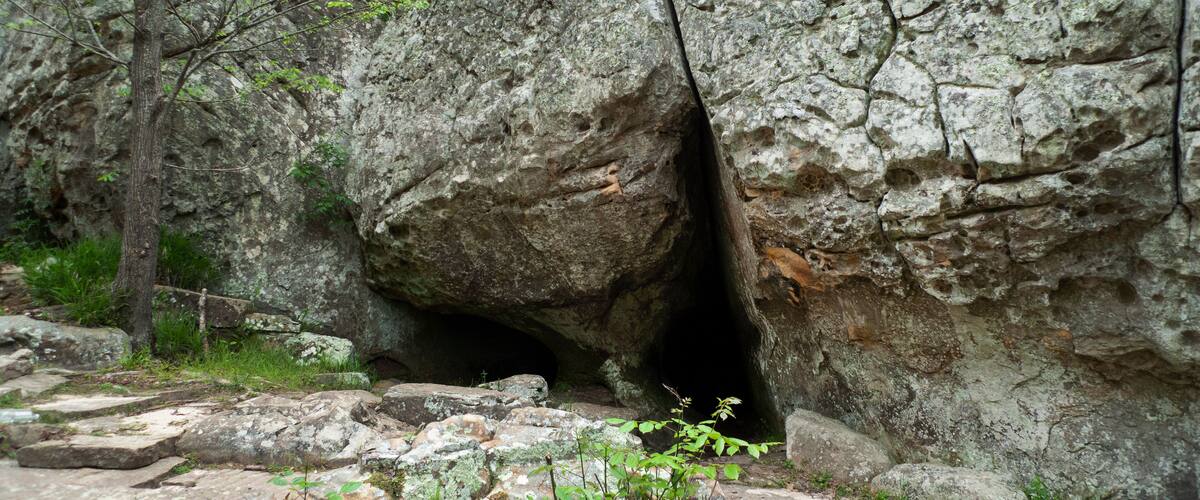 Robber's Cave State Park, Wilburton, Oklahoma, Stream in the mountains.