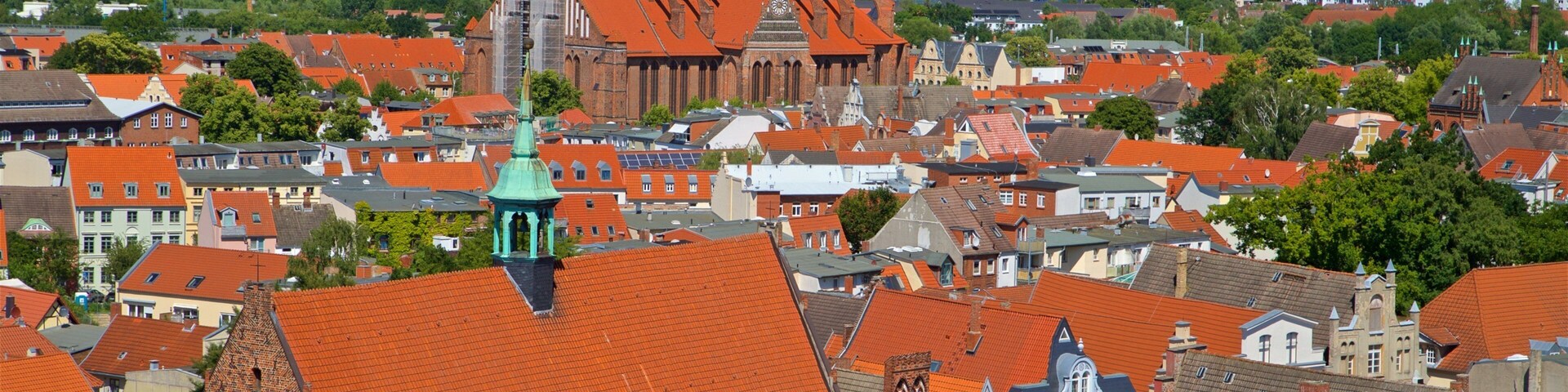 St. George\'s Church which includes heritage elements, a city and landscape views