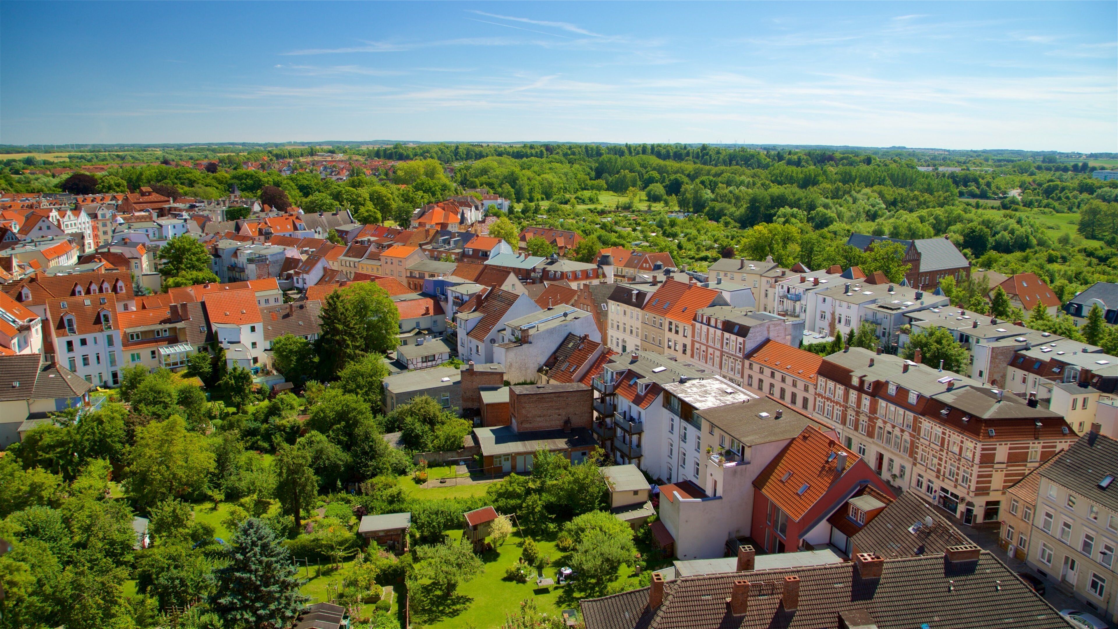 St. George\'s Church featuring a small town or village, landscape views and tranquil scenes