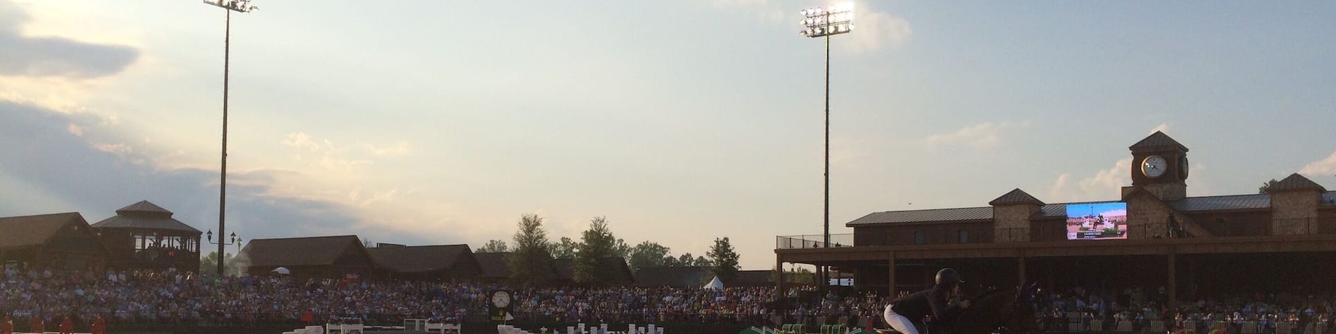 This top of the line Equestrian Center is a little over a year old. It is already housing big competitors and is sponsored by Rolex. Right now it is free during competition season, but it probably won't be for long.