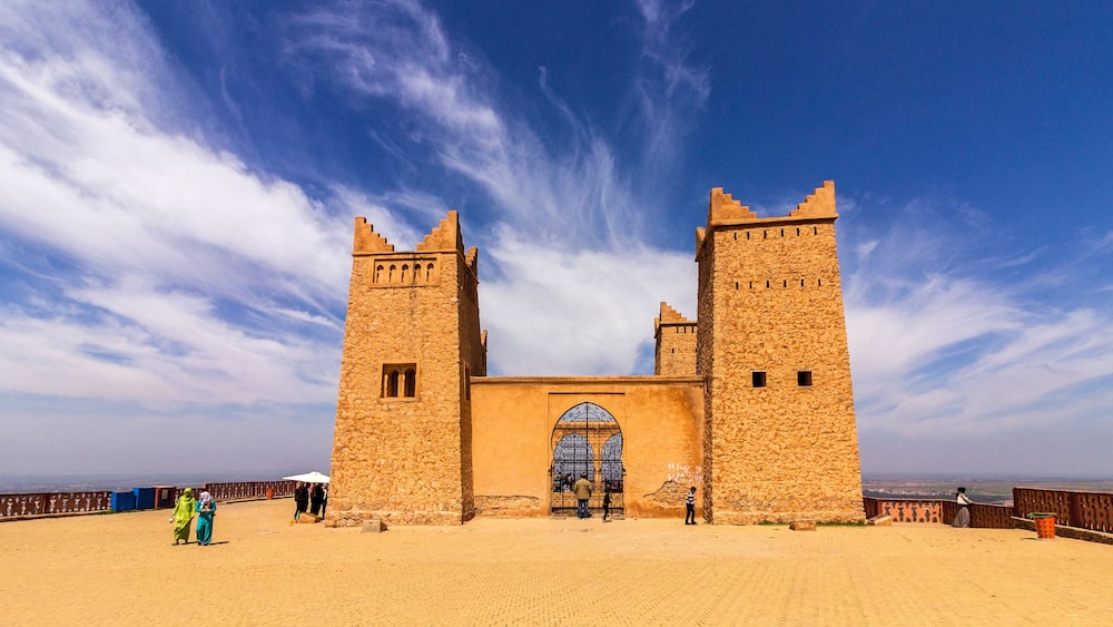 Fortress named Kasbah Ras el-Ain, in Asserdoun, province of Beni Mellal.