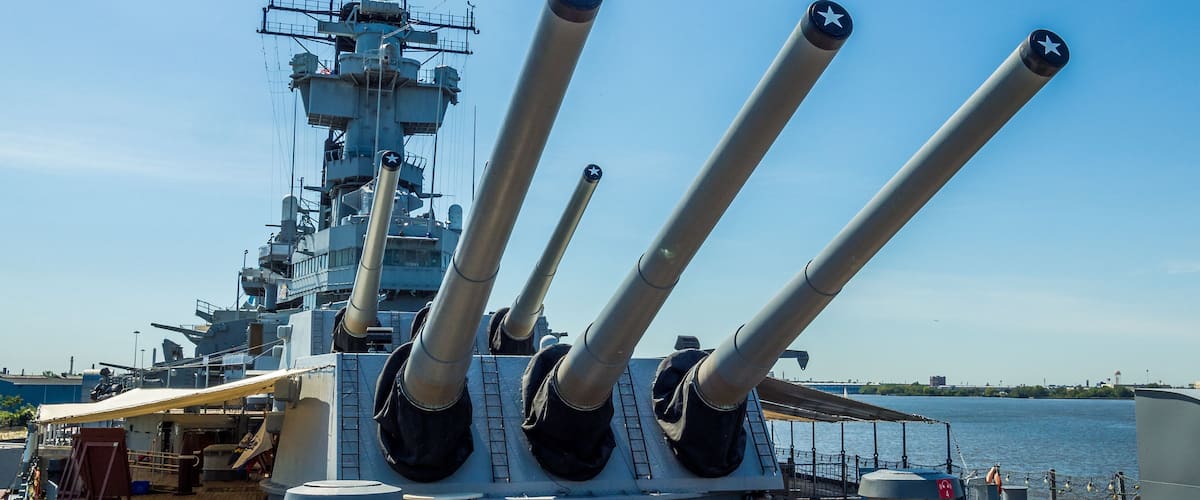 Guns of Battleship New Jersey