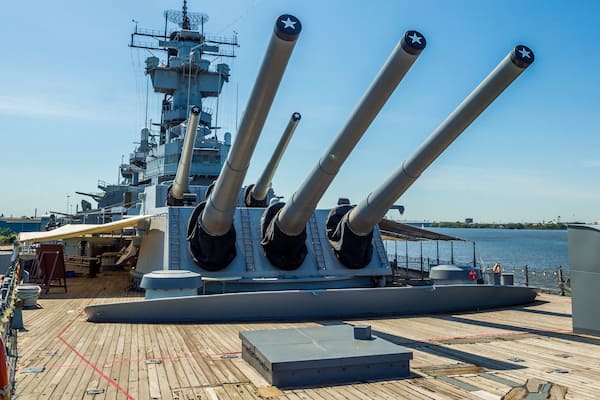 Guns of Battleship New Jersey