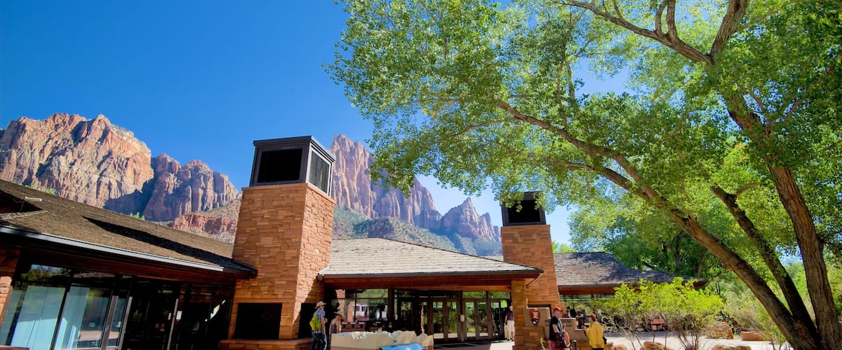 Parque Nacional Zion mostrando montañas