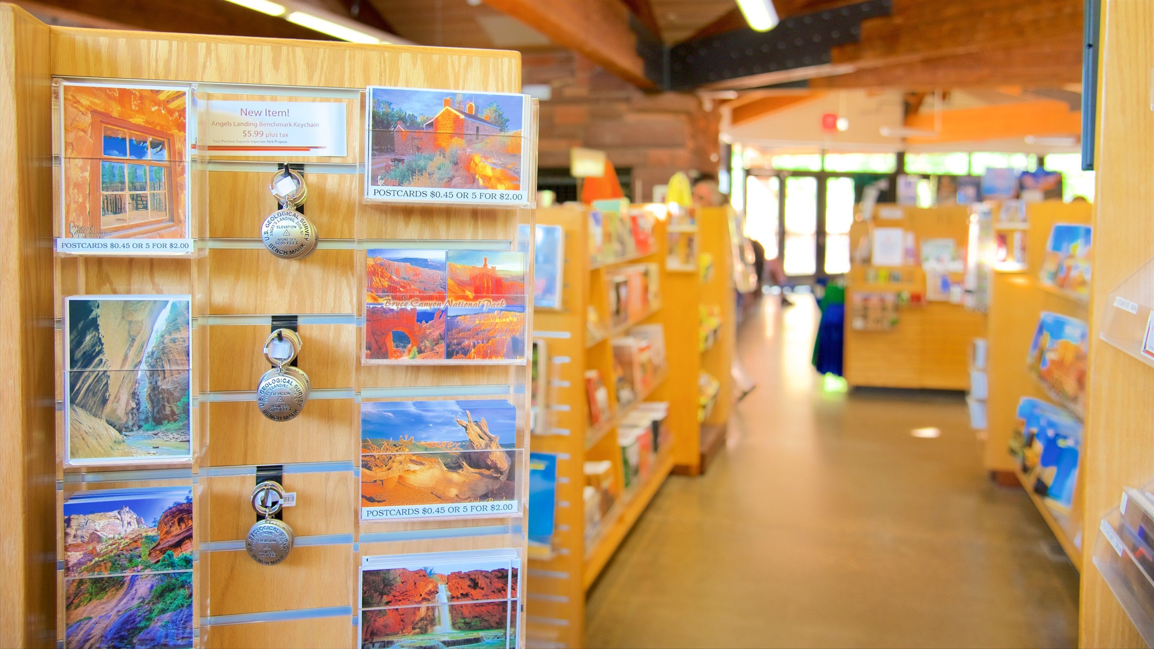 Zion nasjonalpark som viser shopping og innendørs