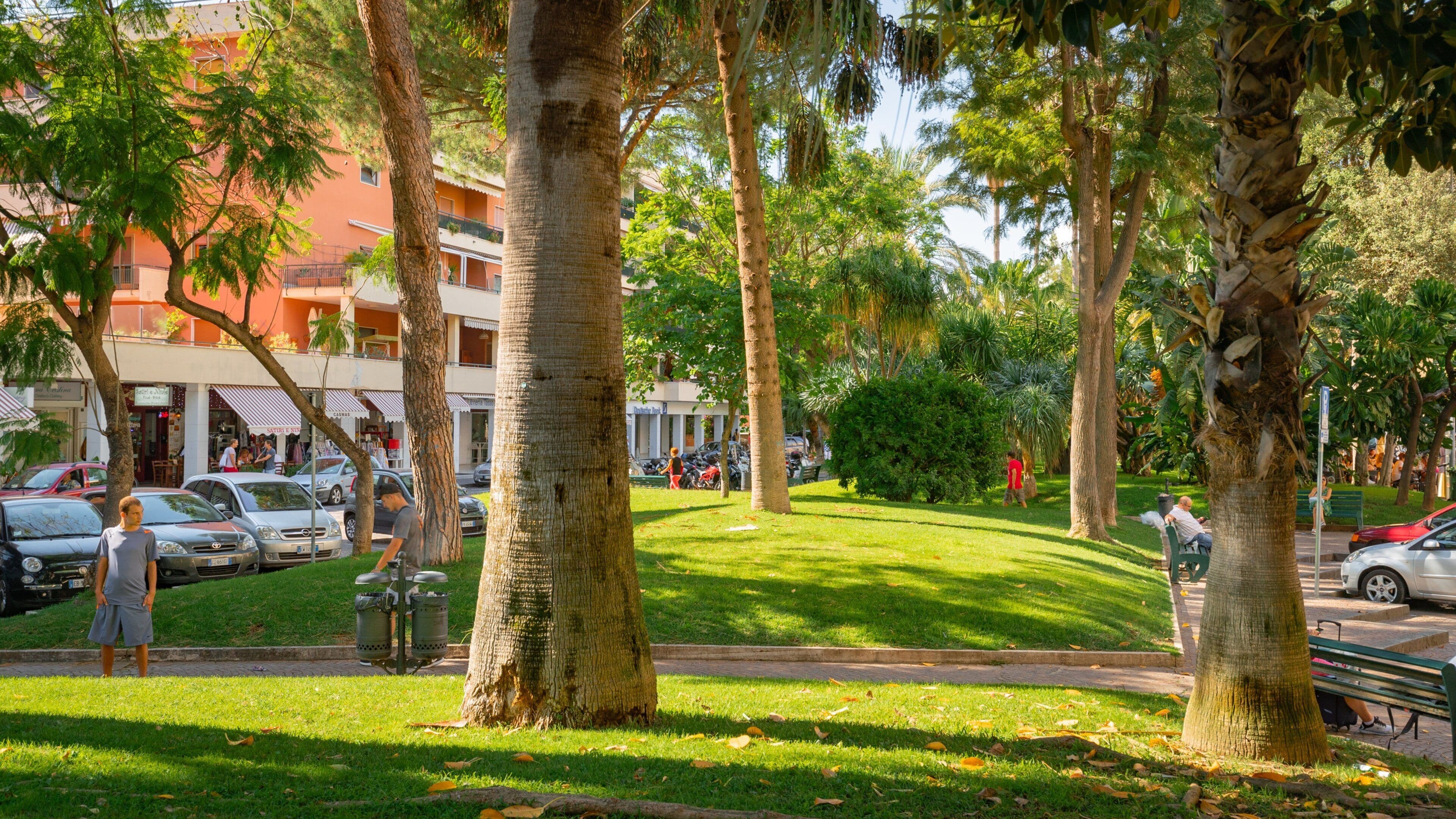 Piazza Lauro featuring a garden