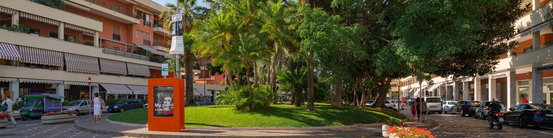 Piazza Lauro featuring a garden and flowers