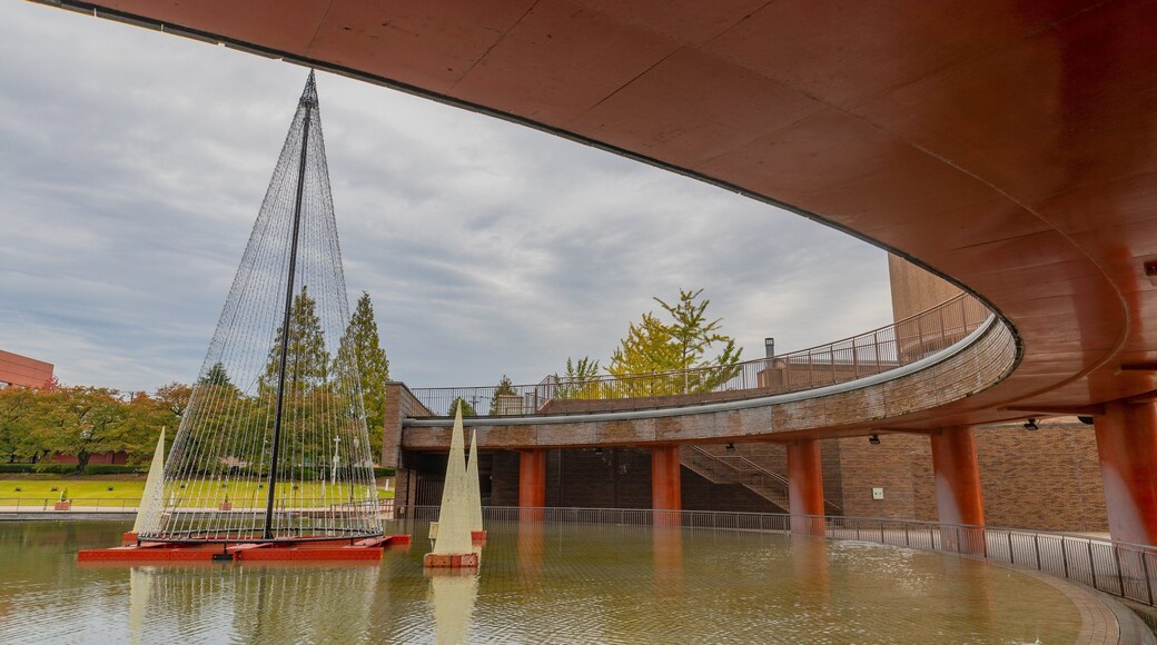 Tomi Canal Kansui Park showing a pond