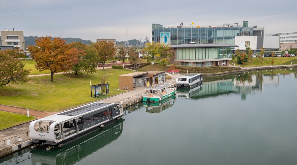 Tomi Canal Kansui Park featuring landscape views and a river or creek