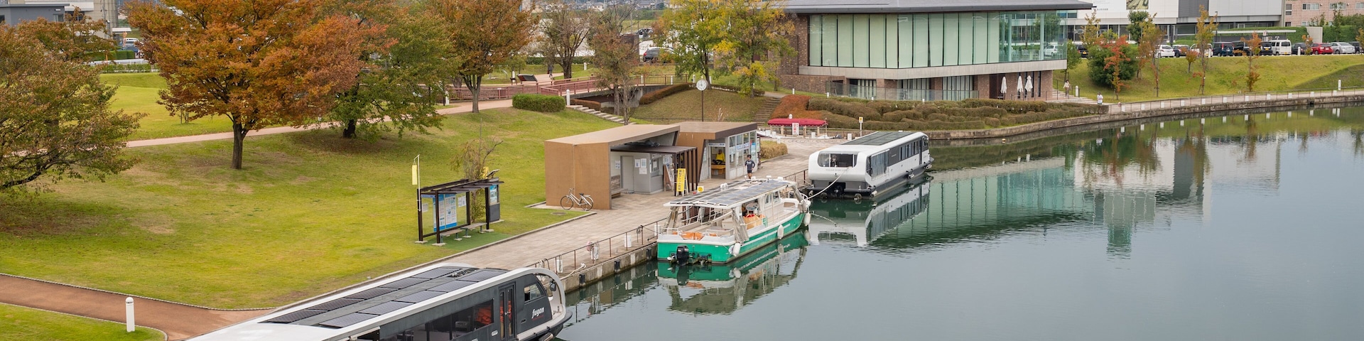 Tomi Canal Kansui Park featuring landscape views and a river or creek