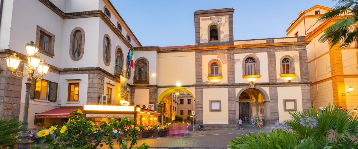 Piazza Sant\'Antonino showing a park