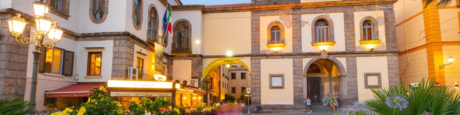 Piazza Sant\'Antonino showing a park