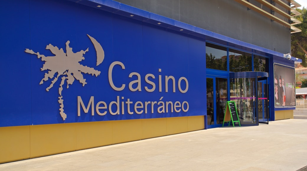Casino Mediterraneo Benidorm featuring signage