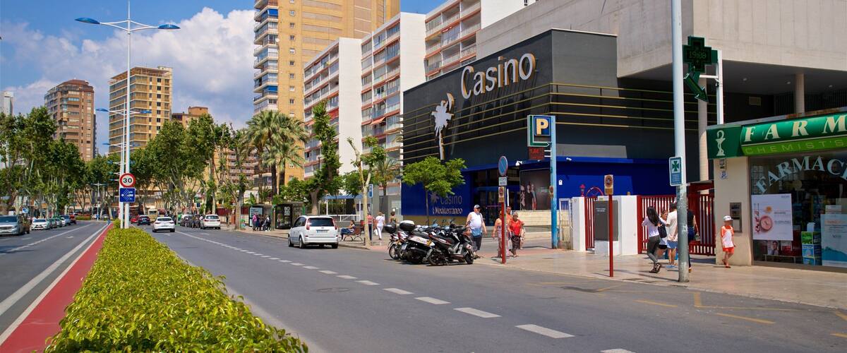 Casino Mediterraneo Benidorm featuring signage