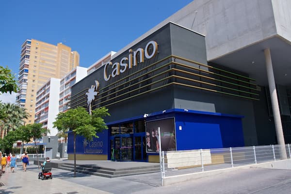 Casino Mediterraneo Benidorm showing signage