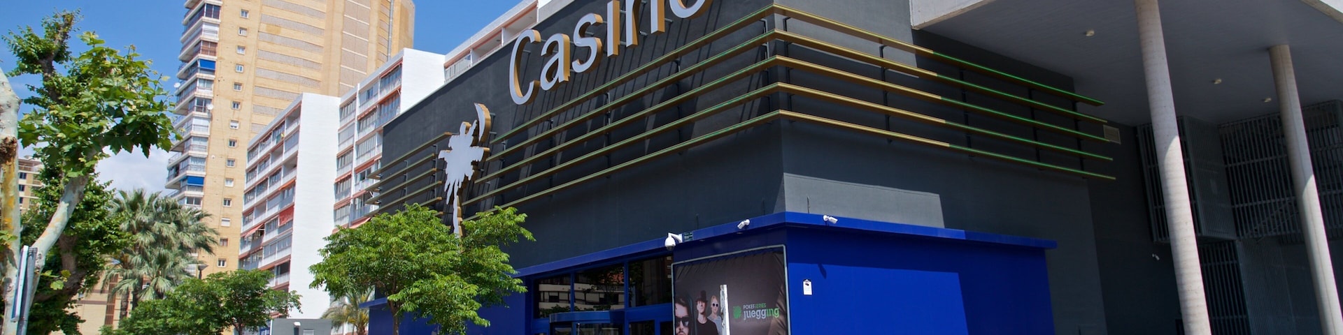 Casino Mediterraneo Benidorm showing signage
