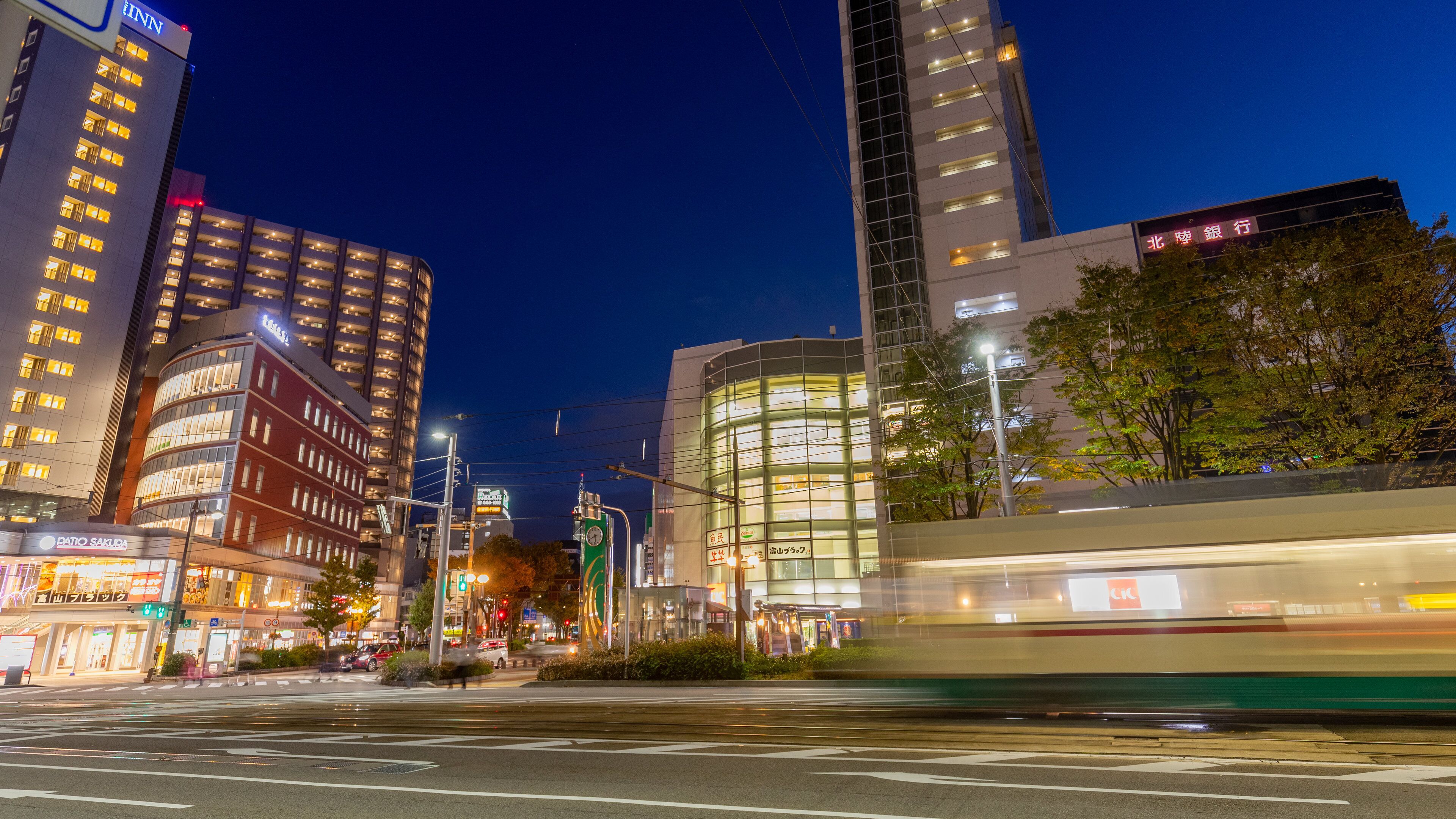 CiC Toyama featuring night scenes