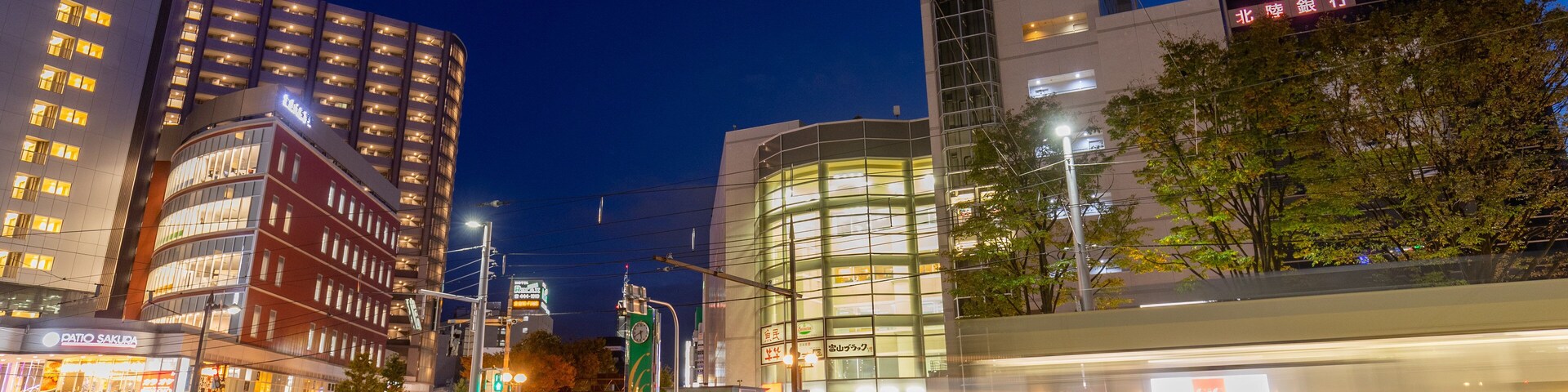 CiC Toyama featuring night scenes