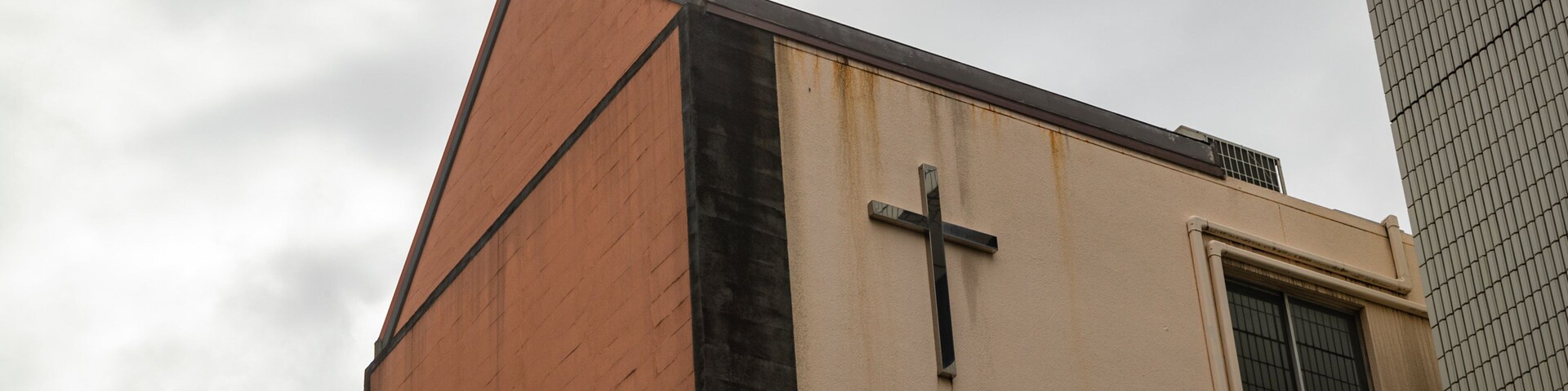 Fukuoka International Church which includes religious elements and a church or cathedral