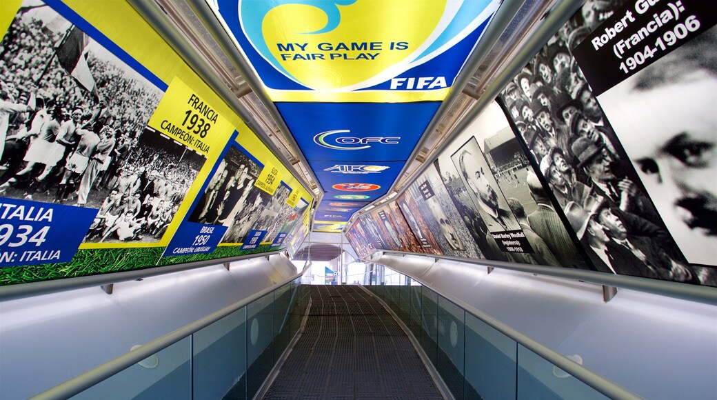Mundo Futbol Interactive Center featuring interior views