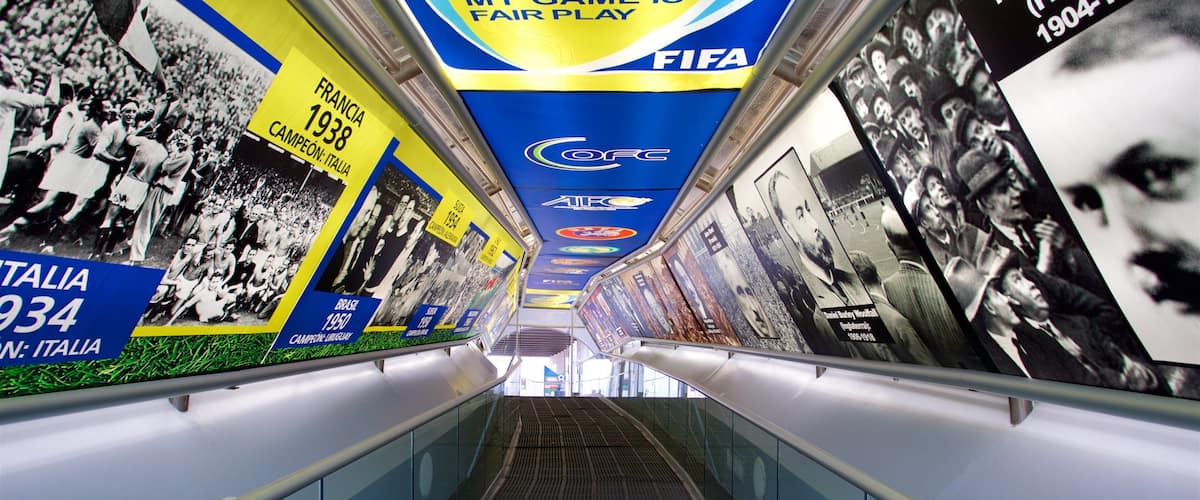 Mundo Futbol Interactive Center featuring interior views