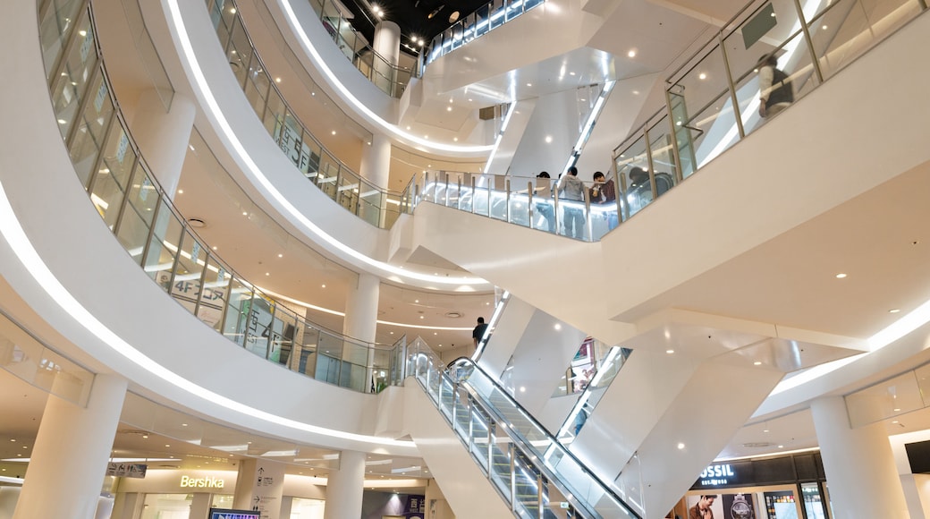 DiverCity Tokyo Plaza which includes interior views