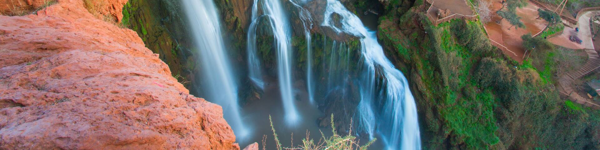 Ouzoud Waterfalls located in the Grand Atlas village of Tanaghme