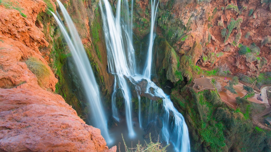 Ouzoud Waterfalls located in the Grand Atlas village of Tanaghme