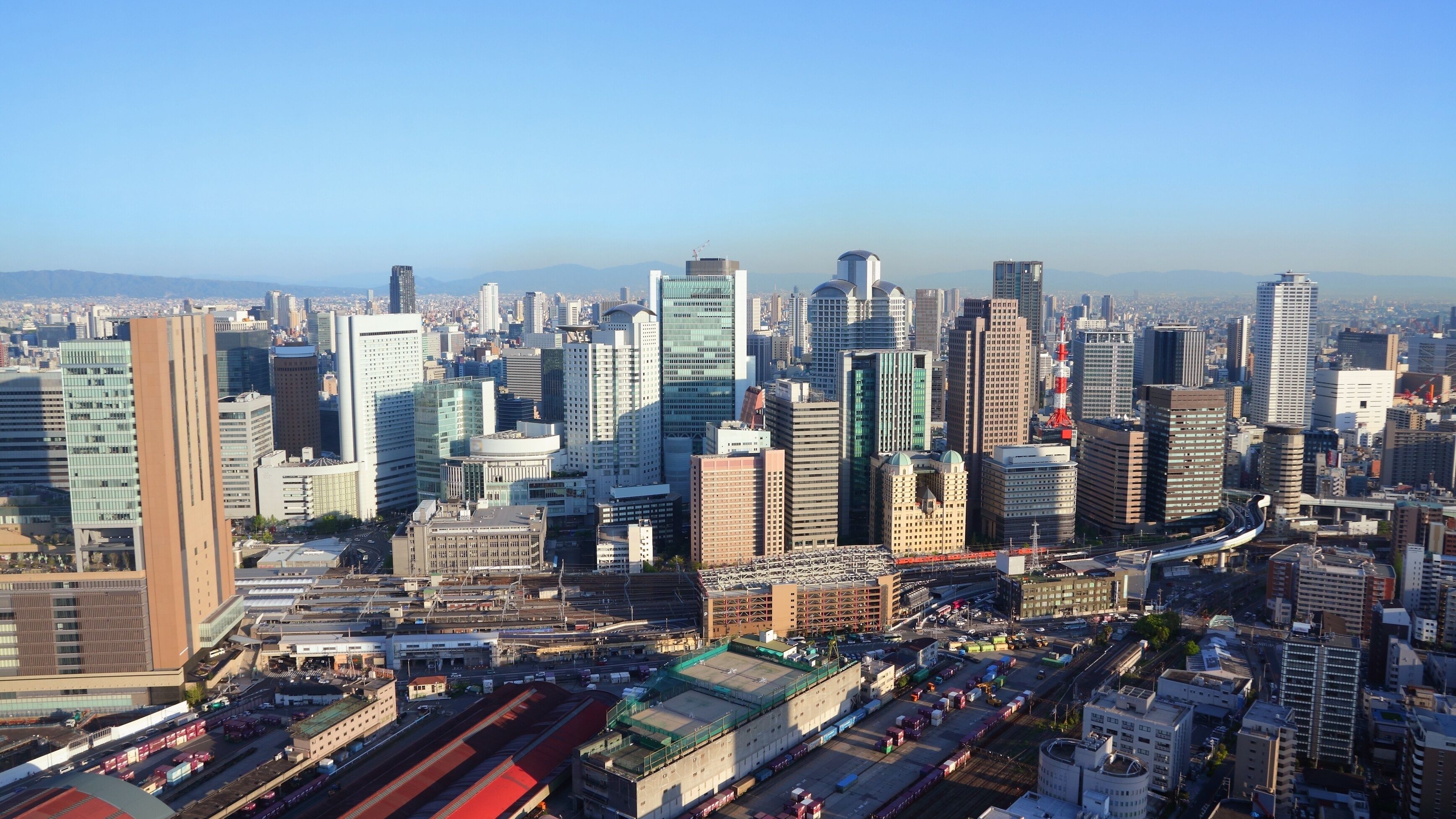 Osaka city - Japanese landmarks