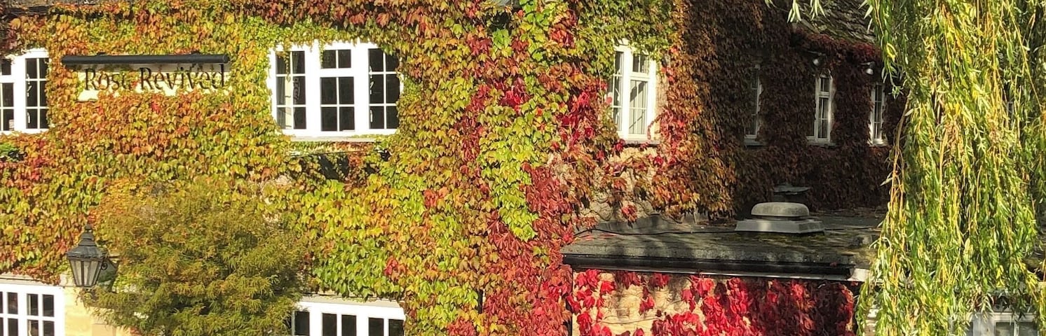 Great food at this country pub right on the Thames at New Bridge, near Witney