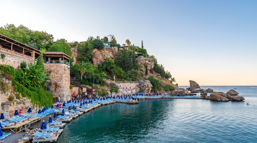 Mermerli Beach view from in Antalya City