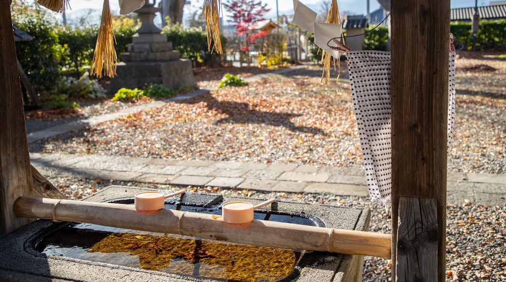 Matsumoto Shrine showing a temple or place of worship
