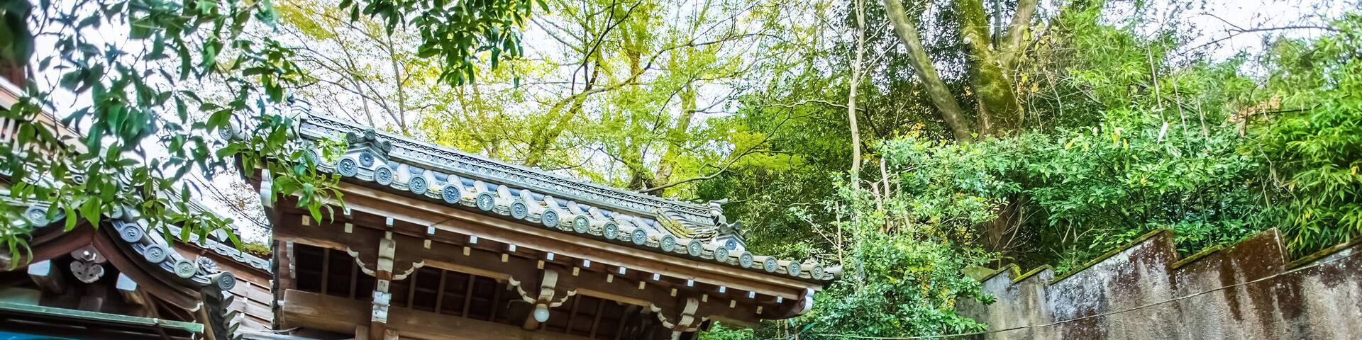 JR636W Chorakuji Temple in Kyoto, Japan
