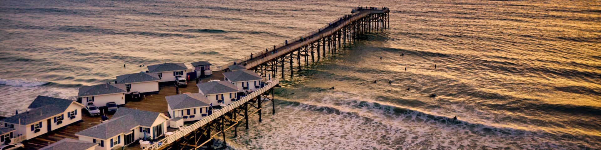 Crystal Pier in Pacific Beach, San Diego California